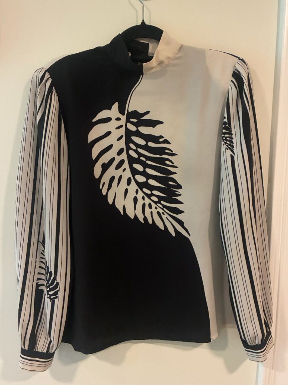 Vintage Lloyd Williams Mock Neck Blouse